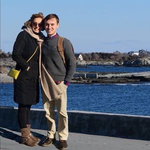 Vineyard Vines heather gray sweater